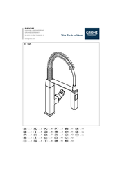 Grohe EUROCUBE 31 395 Manuel D'installation