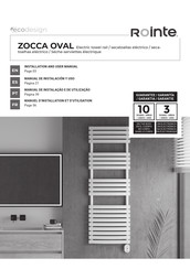 Rointe ZOCCA OVAL Manuel D'installation Et D'utilisation