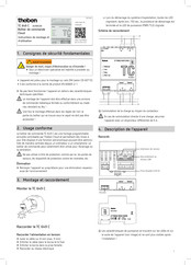 Theben TC 649 C Instructions De Montage Et D'utilisation