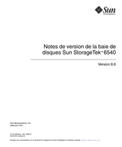 Sun StorageTek 6540 Mode D'emploi