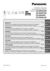Panasonic CZ-RWST3N Instructions D'installation