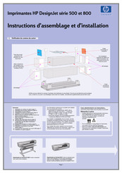 Hp DesignJet 500 Instructions D'assemblage Et D'installation