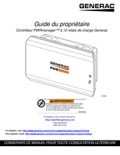 Generac PWRmanager Guide Du Propriétaire