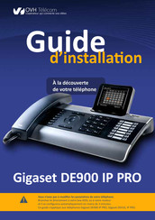 Gigaset DE900 IP PRO Guide D'installation