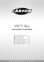 Carson VW T1 Bus Manuel D'instructions