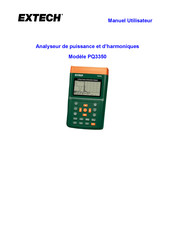 Extech PQ3350 Manuel Utilisateur