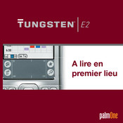 palmOne TUNGSTEN E2 Mode D'emploi