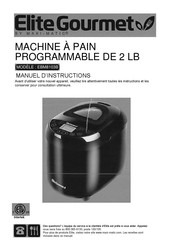 MAXI-MATIC Elite Gourmet EBM8103B Manuel D'instructions