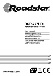 Roadstar RCR-777UD+ Manuel D'instructions