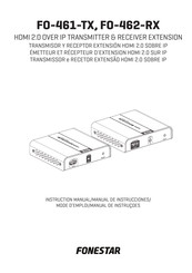 FONESTAR FO-461-TX Mode D'emploi