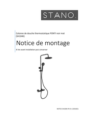 STANO SH104K Notice De Montage