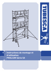 TUBESCA-COMABI PROLIUM SX Serie Instructions De Montage Et D'utilisation