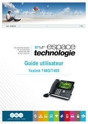 Yealink T48G Guide Utilisateur