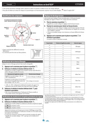 Citizen H29 Serie Instructions En Bref