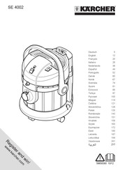 Kärcher SE 4002 Mode D'emploi