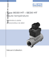 Burkert SE30 HT Manuel D'utilisation