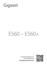 Gigaset E560A Mode D'emploi