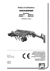 Amazone Centaur 5001-2 Special Notice D'utilisation