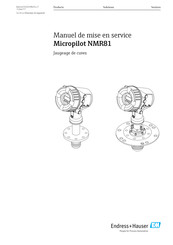 Endress+Hauser Micropilot NMR81 Manuel De Mise En Service