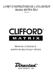 Directed Clifford Matrix RS-2 Mode D'emploi