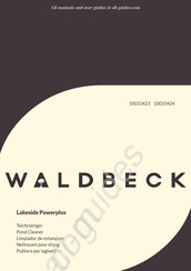Waldbeck 10033424 Mode D'emploi