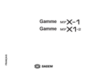 Sagem MY X-1 Serie Mode D'emploi