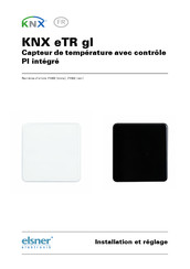 elsner elektronik KNX eTR gl Installation Et Réglage