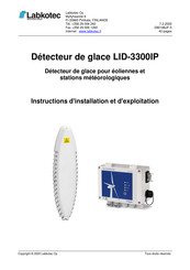 LABKOTEC LID-3300IP Instructions D'installation Et D'exploitation