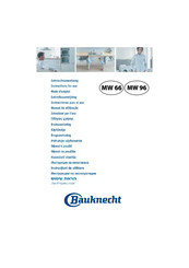 Bauknecht MW 96 Mode D'emploi