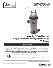 Zodiac Jandy Pro CS100 Manuel D'installation Et D'utilisation