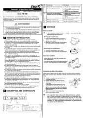 Sunx FX-100 Serie Manuel D'instructions