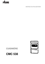 FAURE CMC 538 Notice D'utilisation