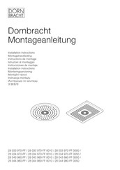 Dornbracht 28 043 980-FF Instructions De Montage