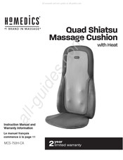 HoMedics MCS-750H-CA Mode D'emploi