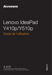 Lenovo IdeaPad Y410p Guide De L'utilisateur
