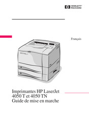 HP LaserJet4050 TN Guide De Mise En Marche