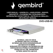 Gembird DVD-USB-02 Manuel