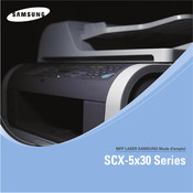 Samsung SCX-5 30 Serie Mode D'emploi