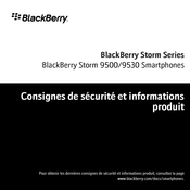 Blackberry Storm Série Consignes De Sécurité