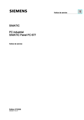 Siemens Simatic Panel PC 677 Notice De Service