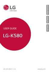 LG K580 Mode D'emploi