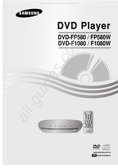 Samsung DVD-F1080W Mode D'emploi