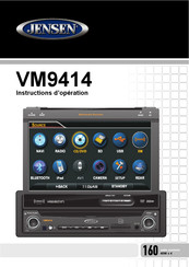 Jensen VM9414 Instructions D'opération