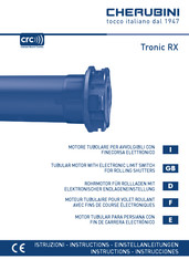 Cherubini Tronic RX Instructions