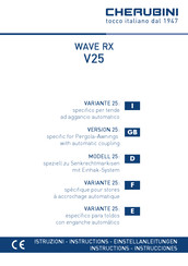 Cherubini WAVE RX V25 Instructions