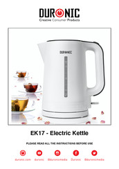 Duronic EK17 Manuel D'utilisation