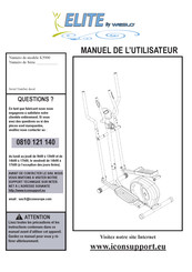 Weslo ELITE K5900 Manuel De L'utilisateur