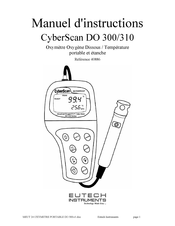 EUTECH INSTRUMENTS CyberScan DO 310 Manuel D'instructions