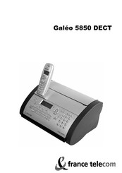 france telecom Galeo 5850 DECT Mode D'emploi
