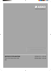 Asko VS140 Notice D'utilisation